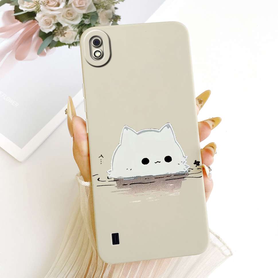 Cute Cat Book Case For Samsung Galaxy A10 A105F Case Soft Siilcone Back Cover For Samsung A10 A 10 Phone Cases 6.2'' Fundas