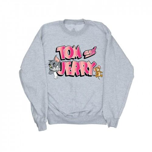 Tom And Jerry Womens/Ladies Gradient Logo Sweatshirt