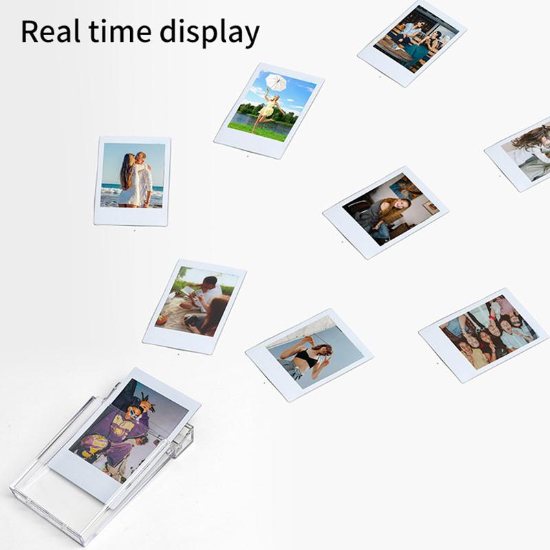 Прозрачный бокс для хранения фотопленки 3 дюйма Чехол для фото instant-камеры для Fujifilm Instax Mini 12/11/9/8/7 с ремешком