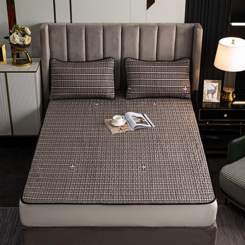 Мягкое постельное белье из хлопка высокого качества, наматрасник, утолщенное стеганое покрывало, эластичные простыни, простыня на подкладке