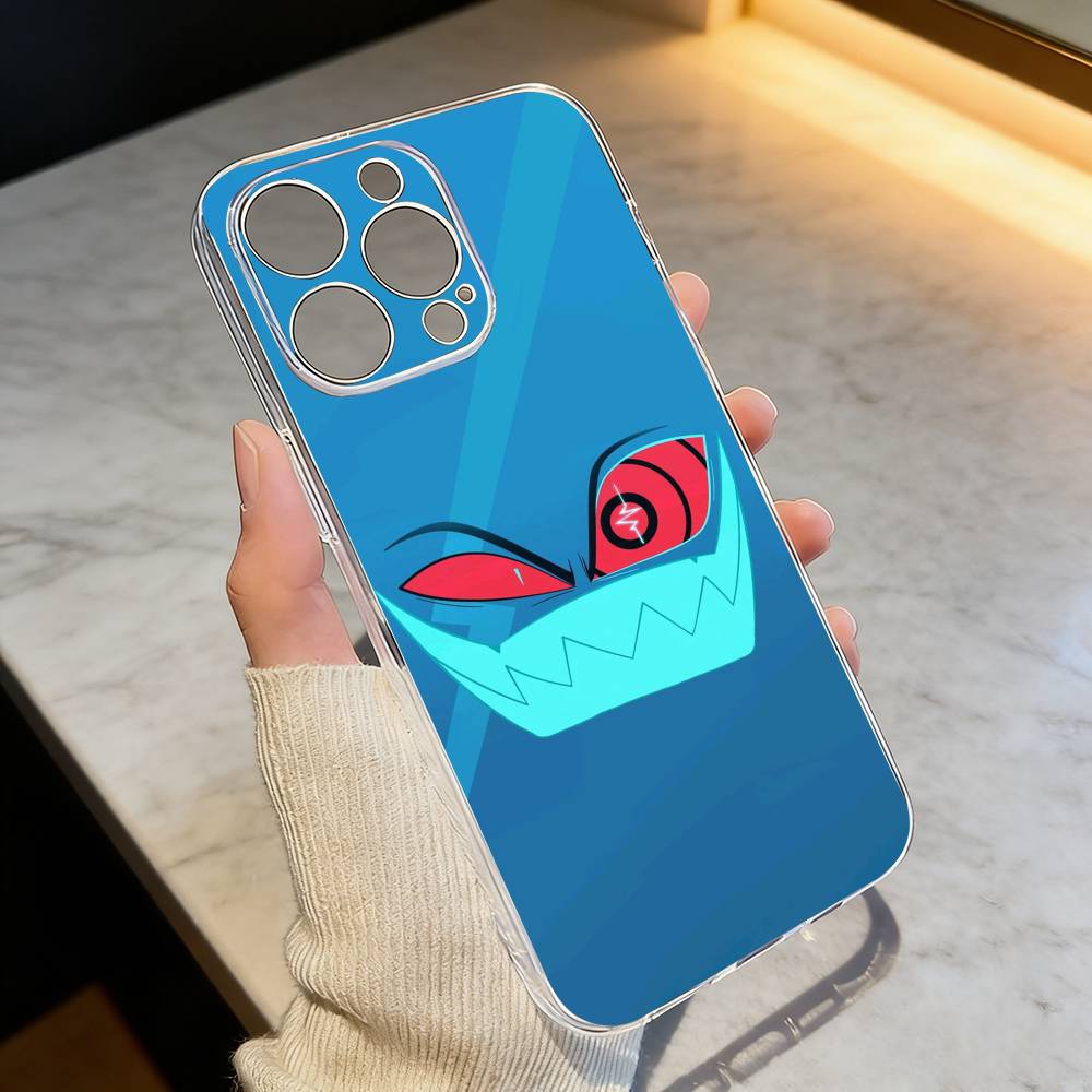 Hazbin H-Отель V-Vox Чехол для телефона для iPhone 17 16 15 14 13 12 11 Mini Pro Max Plus Прозрачная крышка