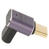 USB C Right Angle Adapter Female To Male 40Gbps PD240W Charge 8K 60Hz Middle Bend Type C 4.0