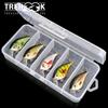 5pcs Mini Crankbaits Fishing Lure Set 4.5cm 6g Floating Minnow Lures Kit Artificial Bait Pike Wobbler Fishing Tackle Box