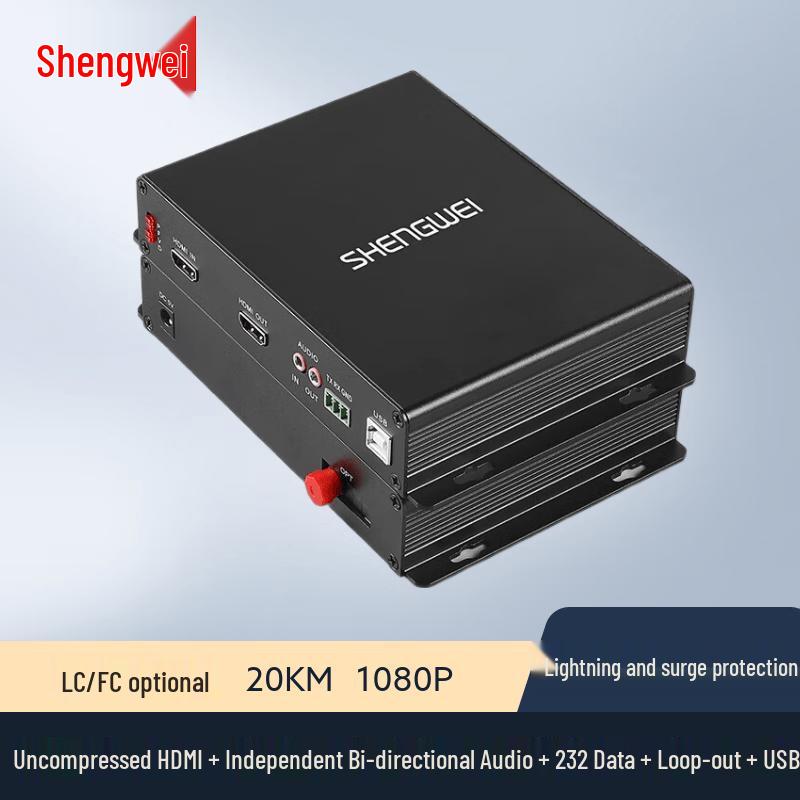 Shenwei Несжатый Full HD HDMI Оптоволоконный Удлинитель