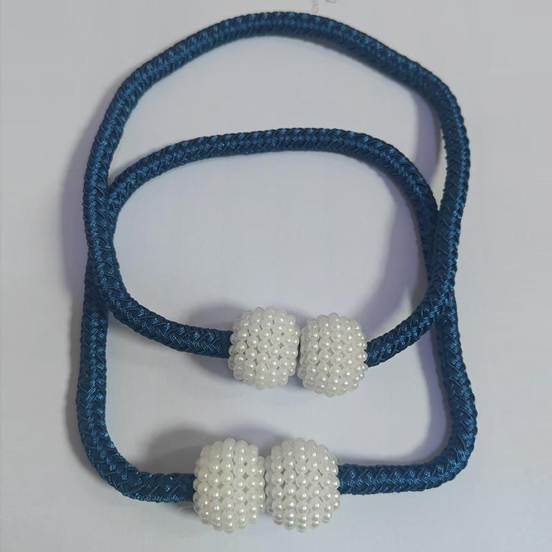 Pearl Magnetic Curtain Tieback - Elegant European & American Style, No-Punch Installation.