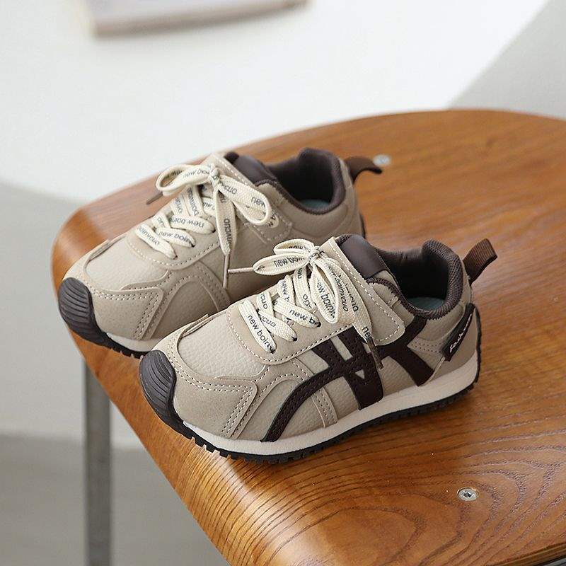 Детские кроссовки Forrest Gump 2025 кожаные новые весенне-осенние спортивные кроссовки для мальчиков универсальные повседневные туфли 1-7 лет женские для малышей