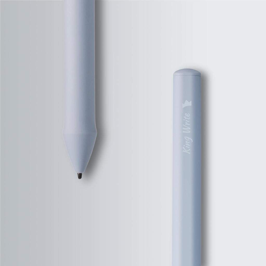 King Write SY05 Серый EMR Стилус для Galaxy Note Fujitsu Quaderno с Высокой Чувствительностью до 4096 Уровней Нажатия, Распознаванием Ладони и Ластиком (Поколение 2 / Поколение 3C) Точность, Уровни,