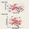 Новые романтичные наклейки на стену в китайском стиле «Персиковое дерево и сорока» для гостиной и кабинета, украшение и благоустройство дома