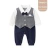 Полосатый детский комбинезон Gentleman - весенне-осенний детский комбинезон