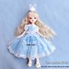 Набор одежды Лолиты для 30 см BJD куклы - 6-минутная смена платья для подарка девочке