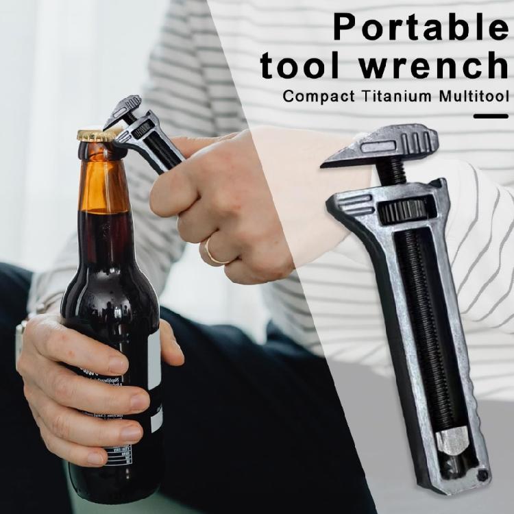 Compact Wrench Beer Opener Nails Pullers Caliper Multi Tool Multitool Wrench, Multifunctional Wrench Tool Bottles Opener
