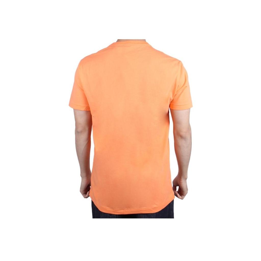 Polo Ralph Lauren однотонная футболка с круглым вырезом и логотипом, приталенная, с коротким рукавом, мужские топы, оранжевый цвет 710671438-345