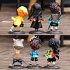 1/6 шт. Аниме Фигурка Клинок Рассекающий Демонов Q Posket Kimetsu No Yaiba Кукла Танджиро Незуко Зеницу Кавайная модель ПВХ Игрушка Настольное украшение