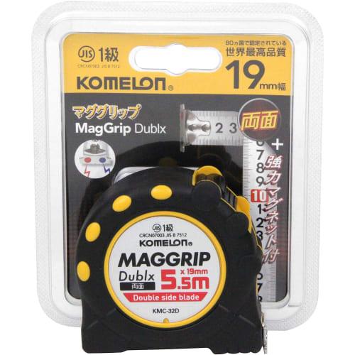Komelon Convex MagGrip Double-Sided Scale, 19mm Tape Width, 5.5M, KMC-32D