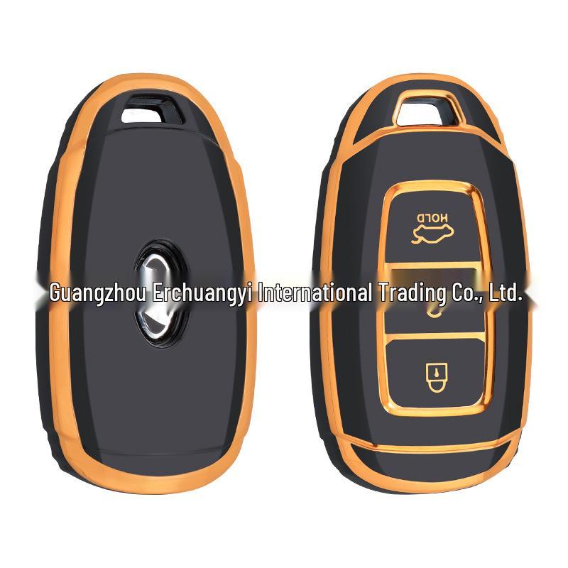 Full-Wrap Protective Key Cover for Beijing Hyundai Festa, IX35, Elantra, IX25, Sonata, Mistra