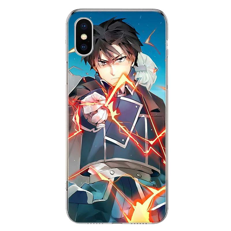 Чехол для телефона «Стальной алхимик» с аниме для Apple iPhone 11 12 13 14 Pro 7 XR X XS Max 6 6S 8 Plus + Mini 5 SE, мягкий принт