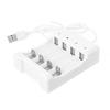 1.2V Universal 4 Slot Aa/Aaa Rechargeable Battery Charger Adapter Usb Plug