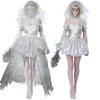 Halloween Horror Skeleton Ghost Bride Zombie Stage Costume