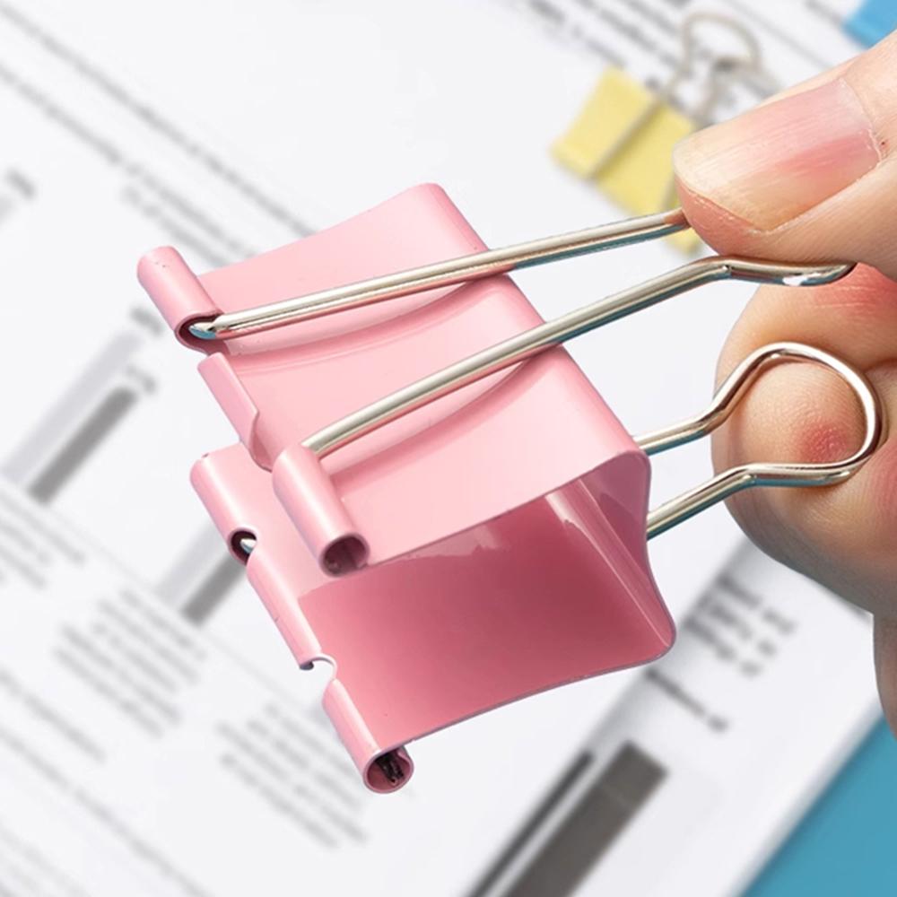 40PCS/Set Long Tail Clip, Mixed Color File Clip, Stationery Dovetail Clip, Goose Tail Clip