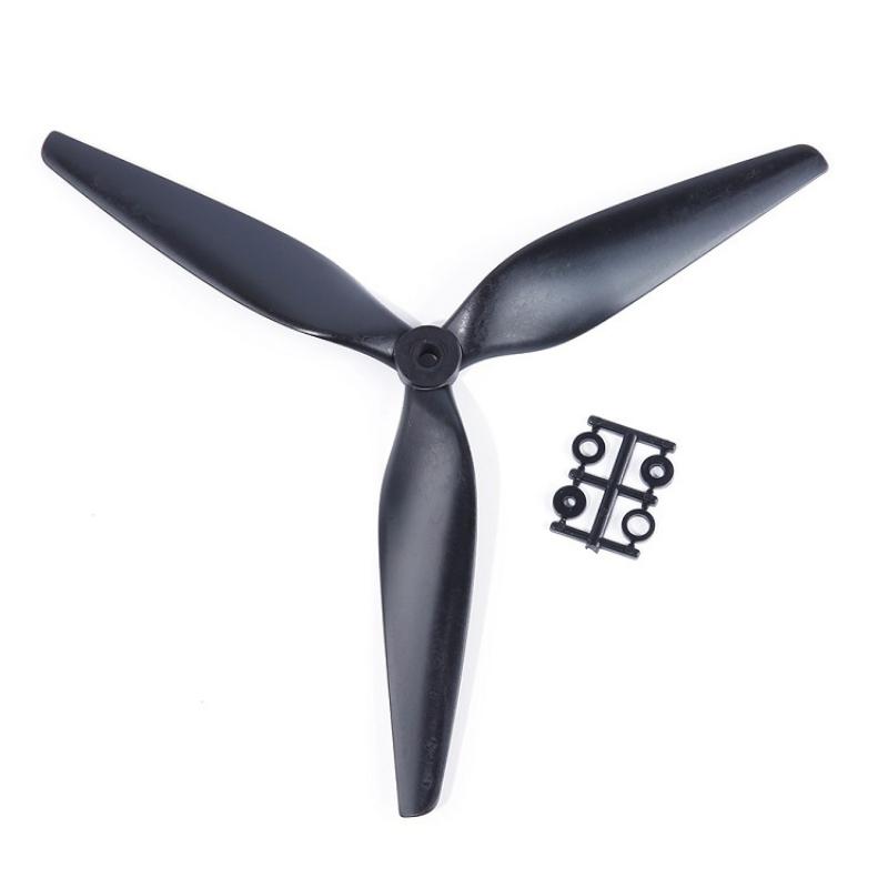 1 Piece Rc Fpv Drone Accessories For Hqprop 10X5X3 9X5X3 10Inch 9Inch 3 Blades Black Carbon Reinforced Nylon Propeller