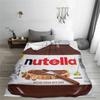 1pc Jam Inspiration Theme Print Flannel Small Blanket Nap Blanket, Soft Casual Warm Blanket, Multi-Purpose Office Shawl Blanket, Outdoor Cam