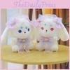 Soft Adorable Rabbit Plush Animal With Shell Ribbon For Childrens Idea Gift