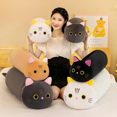 Милая подушка для кошек, супер мягкая, длинная, плюшевая игрушка для кошек, подушка для сна в виде кошки