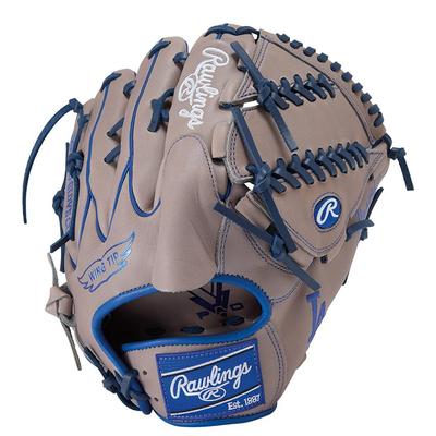 Rawlings Бейсбол HYPER TECH MLB TEAM Dodgers Ловушка для броска, Софтбол, GR5HTMA15W, 2, 11,75 дюйма, Ловушка для питчера, Леворукая