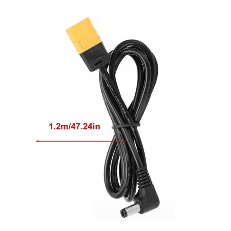 XT60 Cable XT60 Charging Cable XT60 Male Connectors to Male 5.5Mmx2.5Mm Power Cable for FPV Goggles Accessories