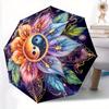 1pc Yin Yang Symbol Automatic Umbrella - 8-Rib Foldable Design, Outdoor Adventures, and Family Celebrations yy250829090