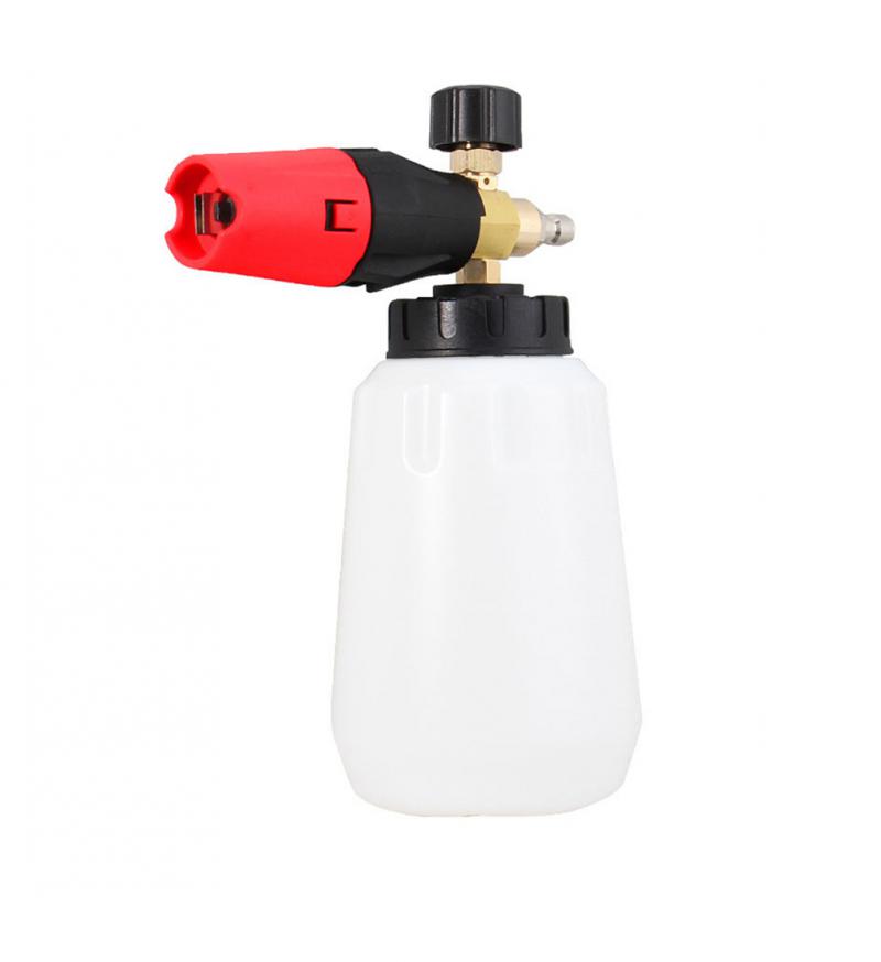 1л автомобильный пеногенератор 1/4 быстроразъемный веерообразный пистолет для мойки автомобиля под высоким давлением лейка инструмент для чистки автомобиля