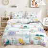Набор постельного белья «Русалка Красивая радуга» Полиэстеровый набор пододеяльников Односпальный Полуторный Двуспальный Королевский Комплекты одеял для девочек Женщин Постельное белье