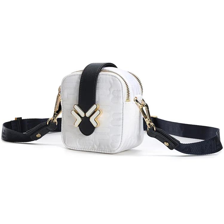 FILA Polyurethane Crossbody Bag Small Women's (Unisex) Crossbody Bags F13W241165F WT