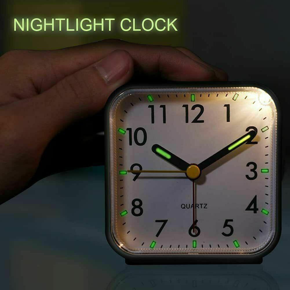 1PC Bedroom Alarm Clock Small Alarm Clock Silent Alarm