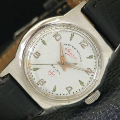 ВИНТАЖНЫЕ ЧАСЫ WEST END WATCH CO С РУЧНЫМ ЗАВОДОМ SWISS BOY ЦИФЕРБЛАТ БЕЛОГО ЦВЕТА a700135-5