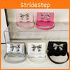 Cute Color Solid Silver Bow Decoration Kid Mini Shoulder Chain Bag Daily For