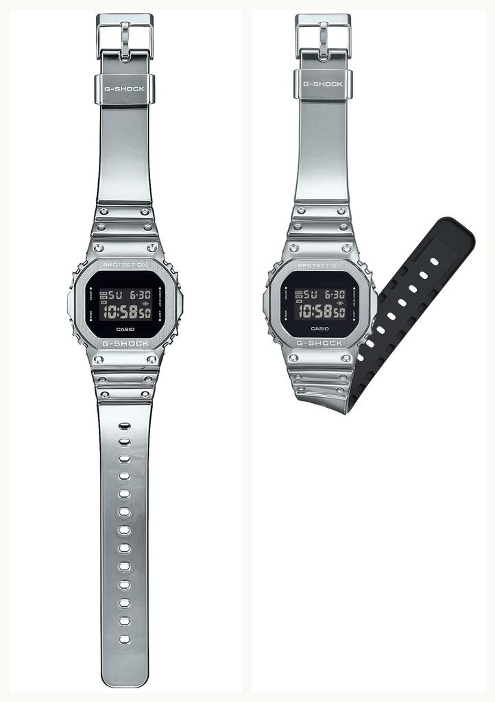 Часы METALLIC SERIES Silver [Casio] G-Shock []FINE GM-5600YM-8JF Мужские