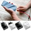 3A USB-зарядное устройство, 4 порта, быстрая зарядка 3.0, адаптер-зарядное устройство для мобильного телефона, для штепселя EU/US, iPhone, Samsung, Xiaomi, настенное мобильное зарядное устройство