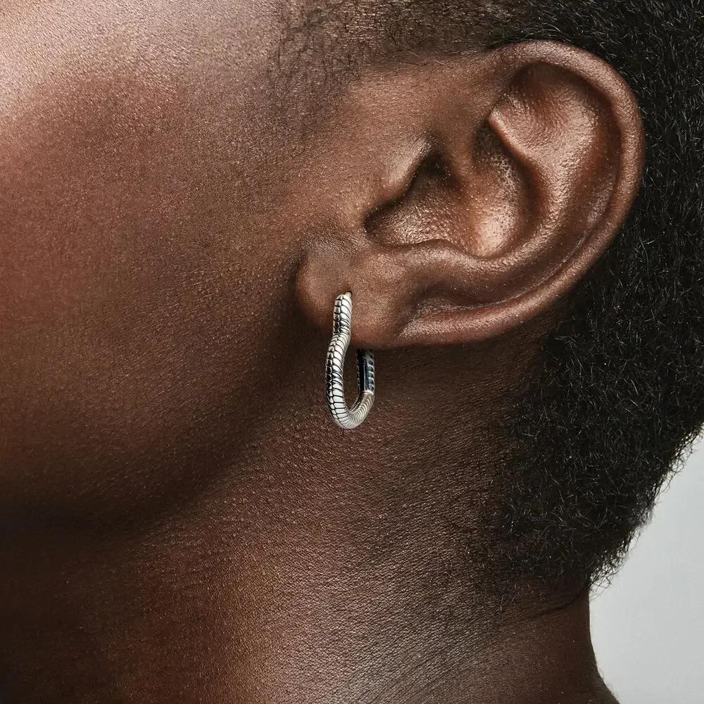 Серьги из стерлингового серебра 925 пробы Pave Moments Heart, вневременная элегантность, очаровательная корона, фирменные серьги для женщин, ювелирные изделия, подарок