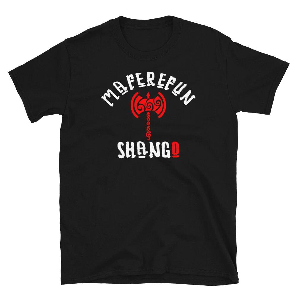 Shango Santeria Papa Chango T shirt Yoruba Ifa Religion Xango Orisha Goddess