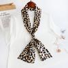 Ladies' Versatile Trendy Simulation Silk Long Strip Print New Binding Bag Travel Sunscreen Party Beach Scarf