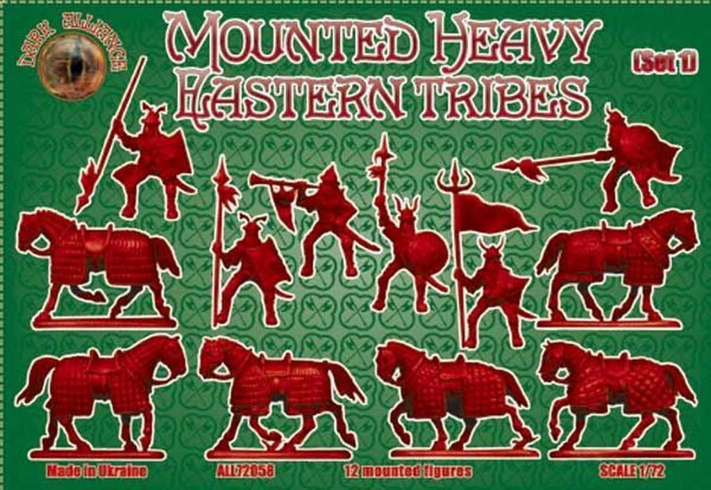Dark Alliance Восточное племя Тяжелые рыцари 6 Набор пластиковых моделей DAL72058 1/72 1/12 Фигурки, Позы, (Человек)