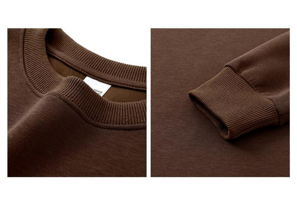 2024 Trendy Oversized Solid Color Hooded Sweatshirt for Women - Spring/Autumn Korean Style Loose Fit