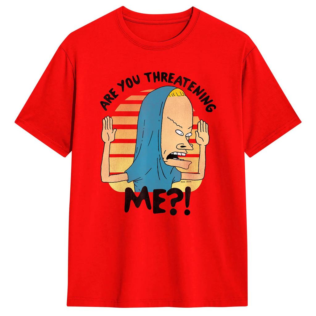 Summer Beavis and ButtHead Cornholio Quote Hipster TShirts 100 Cotton Tee Shirt for Y2K Classic Hot Sale Short Sleeve Clothes