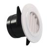 Upgraded Round Air Vent Louver Grille Cover Soffit Vent Easy Installation Used for Bathroom Office Kitchen Ventilation