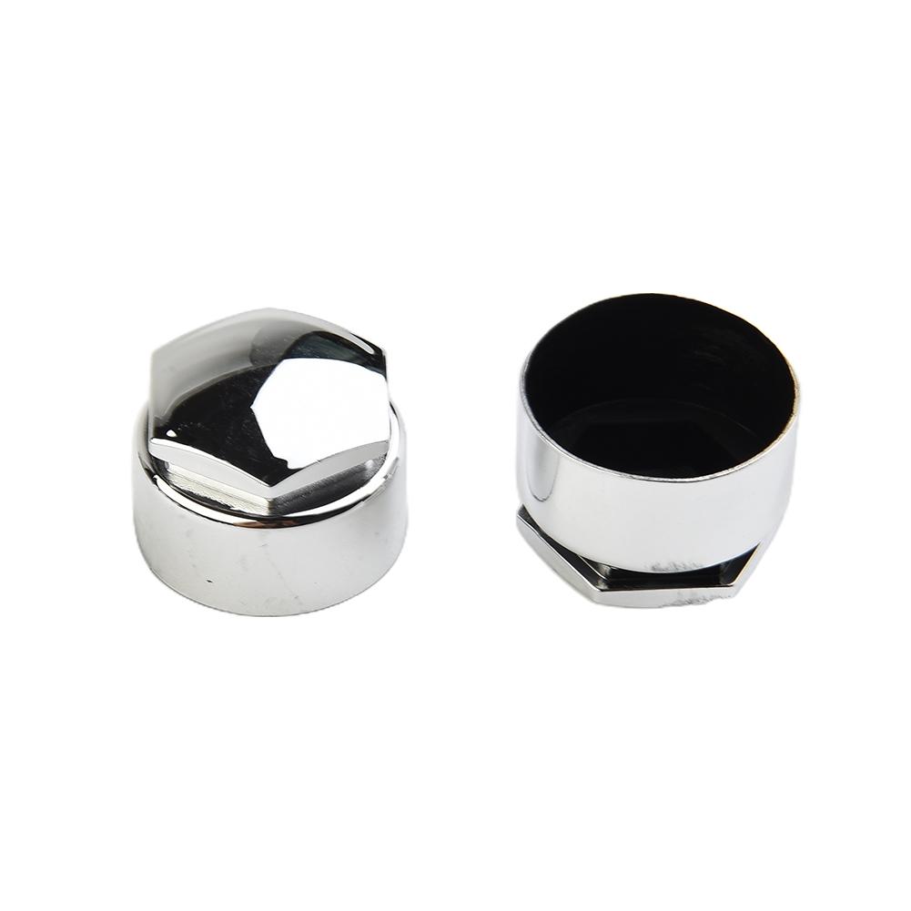 100% Новые Колпачки Гаек Колесные Болты 20x 17мм Хром