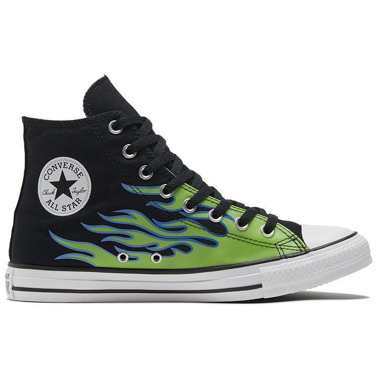 Converse Chuck Taylor All Star Удобные Универсальные Высокие Кеды из Канваса Унисекс Черный Синий Зеленый 169592C