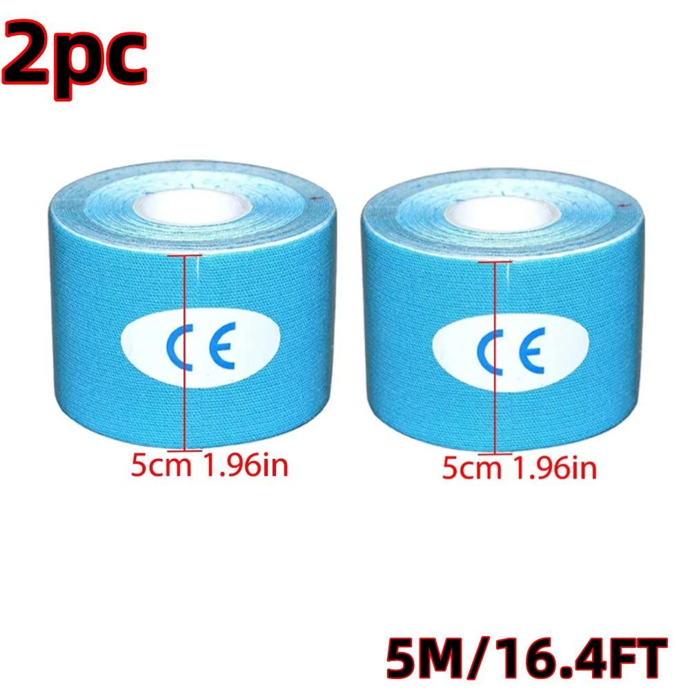 Прочный и безопасный спортивный кинезио тейп для мышц, эластичный пластырь для снятия боли в коленях, растяжений, спортивные наклейки для восстановления, фитнес-бандажи