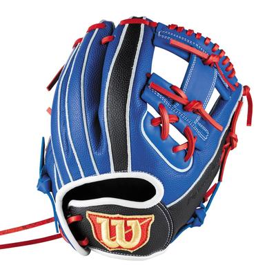 Wilson AW Junior DMAX DUAL Throw Бейсбольная перчатка для инфилдера, 6J, Росс/BLSS, Левосторонняя