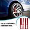 4 шт. Набор инструментов для удаления клейкой ленты с грузиков автомобильных колес. Лезвие профессионального качества для удаления клея. Обслуживание шин. Эргономичный дизайн. Автомобильные инструменты для удаления.